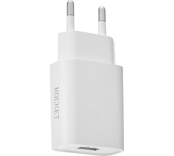 Сетевое зарядное устройство ROCKET Slot 18W, USB-A RWC502WH18SL-A