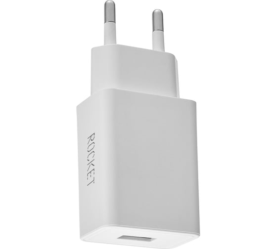 Сетевое зарядное устройство ROCKET Base 10,5W, USB-A RWC501WH10BS-A