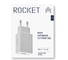 Сетевое зарядное устройство ROCKET Base 10,5W, USB-A RWC501WH10BS-A 5