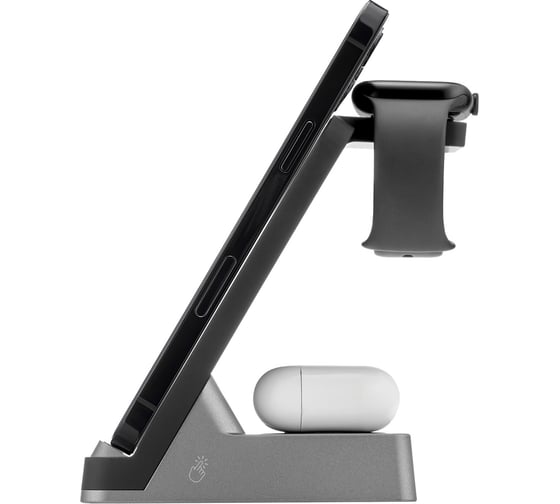 Беспроводное зарядное устройство ROCKET 3-в-1 Stand, мощность 30W max RWL502BL30ST-AD