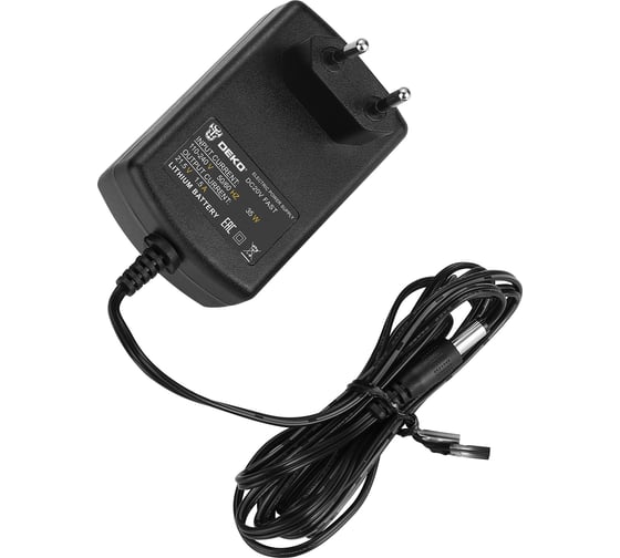 Быстрое зарядное устройство DEKO DC20V FAST, 20В, Li-ion 065-1031