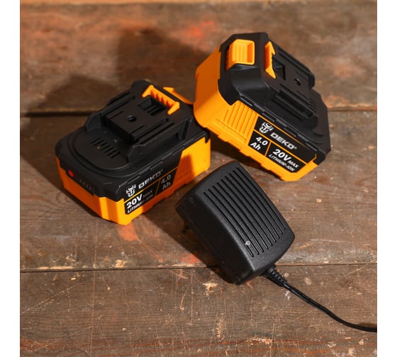 Быстрое зарядное устройство DEKO DC20V FAST, 20В, Li-ion 065-1031
