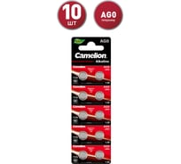 Батарейка для часов Camelion G0 BL-10 Mercury Free AG0-BP10 0%Hg 379A/LR521 12808