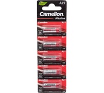 Батарейка Camelion LR27A BL-5 Mercury Free A27-BP5 12В  Блистер 5 шт 12830