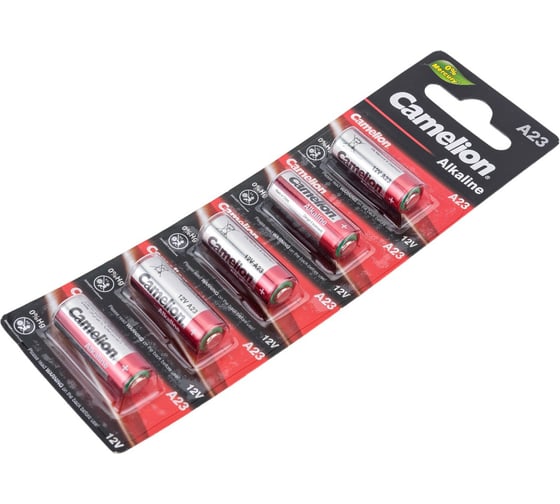 Батарейка Camelion LR23A BL-5 Mercury Free A23-BP5 12В 12828