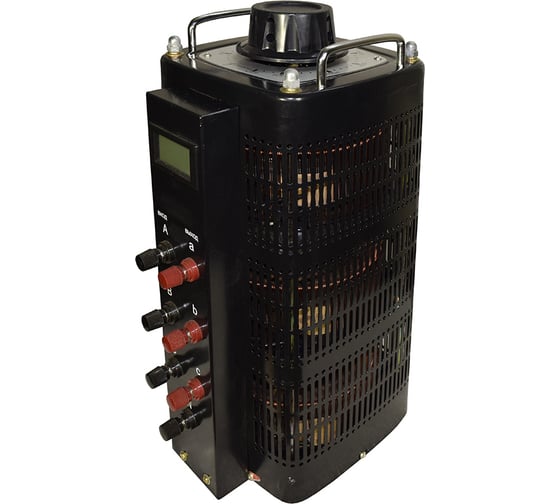 Трехфазный ЛАТР SUNTEK 6000ВА диапазон 0-430 Вольт LTR-3-6000