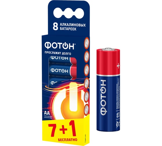 Пальчиковые батарейки ФОТОН АА LR6 BP8 22987
