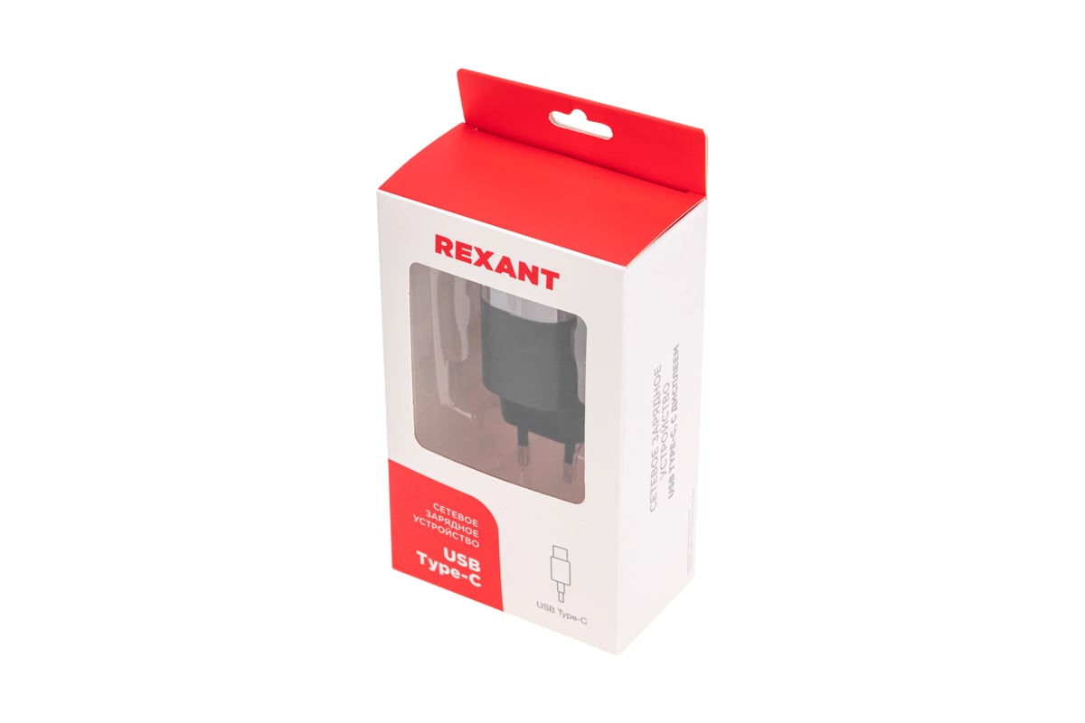 Сетевое зарядное устройство REXANT usb qc (30w) + type c pd (33w), с  дисплеем 18-2224 - выгодная цена, отзывы, характеристики, фото - купить в  Москве и РФ