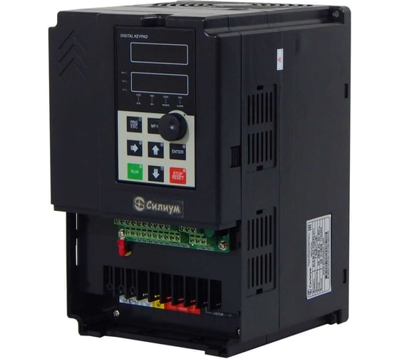 Преобразователь частоты Силиум SL9-M-G1-5d5 5,5кВт; 23А; 220В; съемный пульт управления; тормозной модуль встроен 3989873