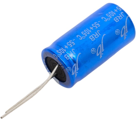 Электролитический конденсатор JB Capacitors 2200мкф, 50в, -55/105c, 16x30мм, JRB1H222M07501600300000BST-89