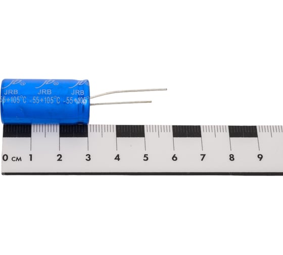 Электролитический конденсатор JB Capacitors 2200мкф, 50в, -55/105c, 16x30мм, JRB1H222M07501600300000BST-89