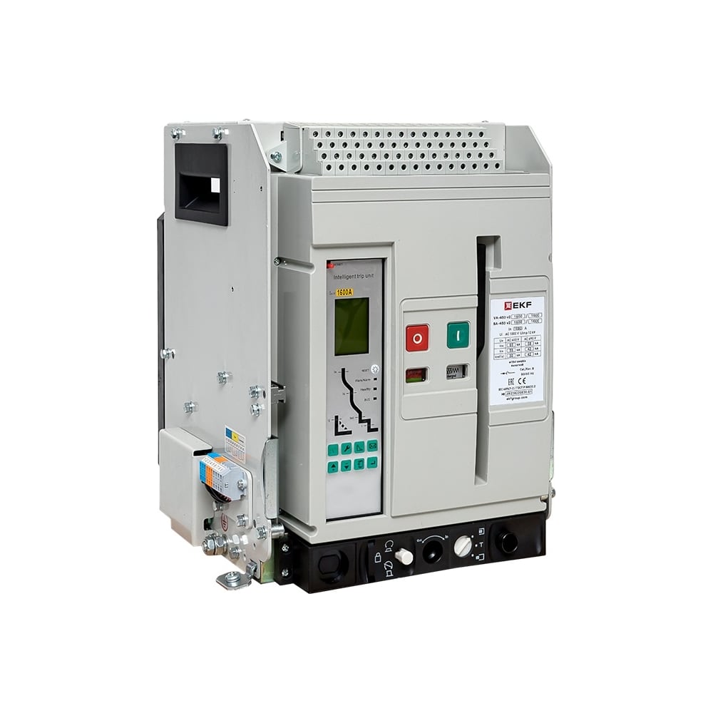 Автоматический выключатель EKF ВА-450 1600/1000А 3P 65кА выкатной v2 ...