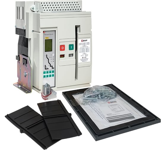 Автоматический выключатель EKF ВА-450 1600/630А 3P 65кА стационарный v2 mccb450-1600-630-v2