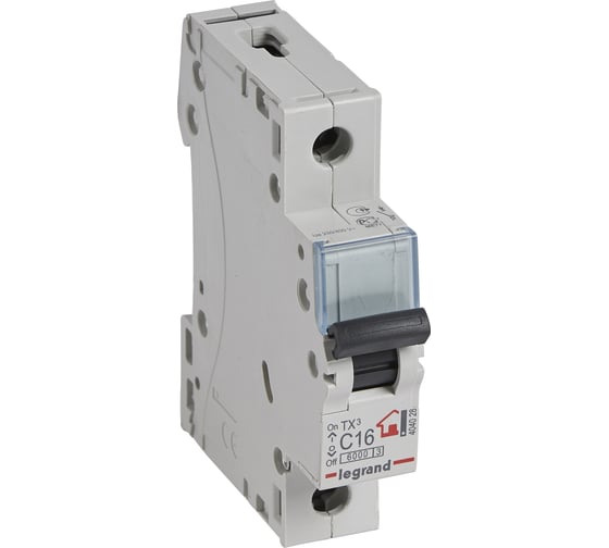 Автоматический выключатель Legrand TX3 C16A 1П 6000 404028