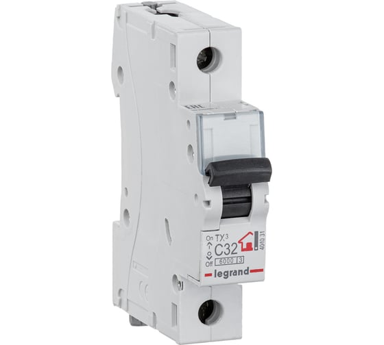 Автоматический выключатель Legrand TX3 C32A 1П 6000 404031