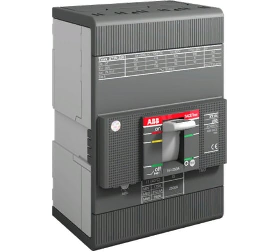 Автоматический выключатель ABB  XT3N 250 TMD250-2500 250A 3p F F 1SDA068059R1
