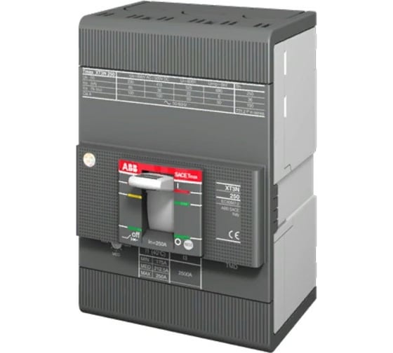 Автоматический выключатель ABB  XT3N 250 TMD250-2500 250A 3p F F 1SDA068059R1