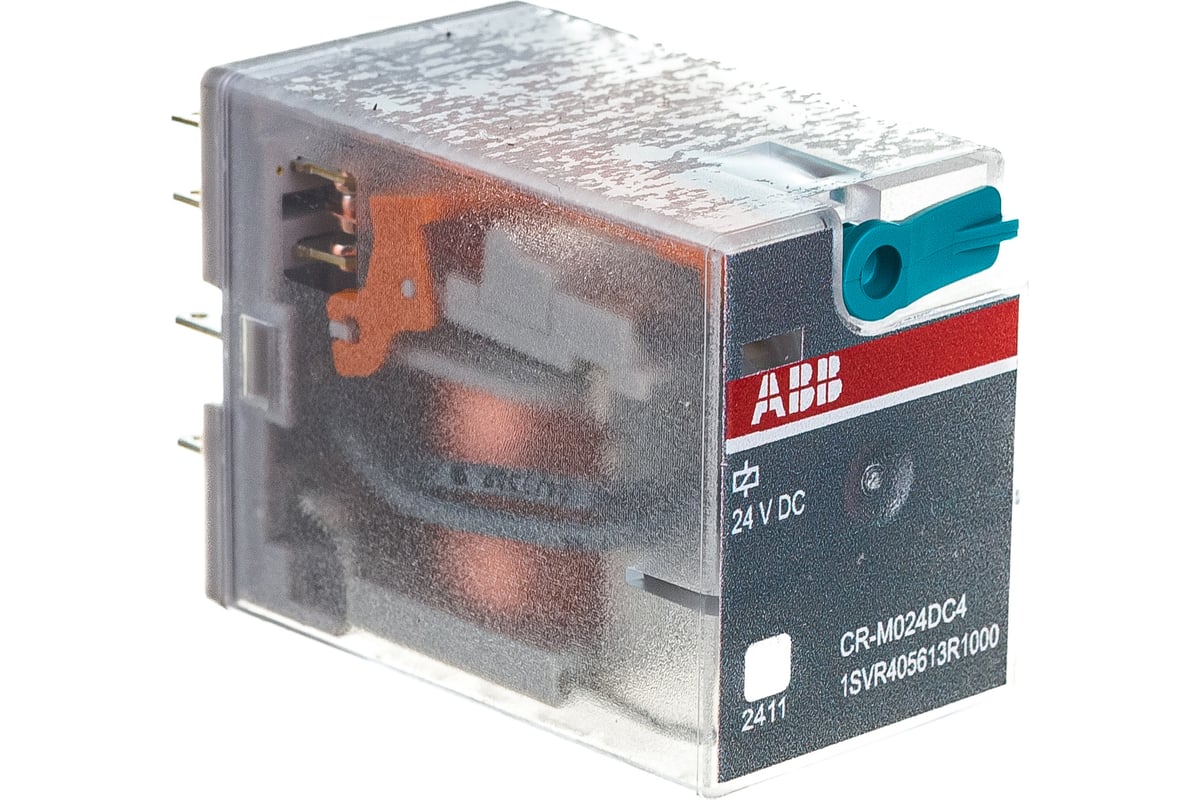 Реле ABB CR-M024DC4 24B DC 4ПК 6A 1SVR405613R1000 - выгодная цена .