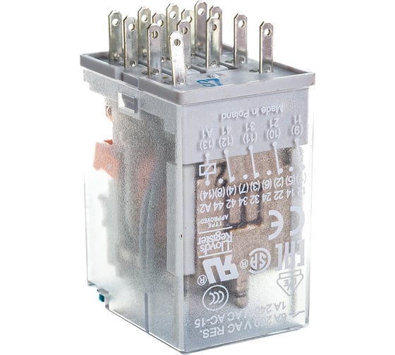 Реле ABB CR-M024DC4 24B DC 4ПК 6A 1SVR405613R1000