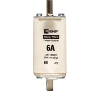 Плавкая вставка EKF ППН-33 160/6А габарит 00 fus-33/160/6