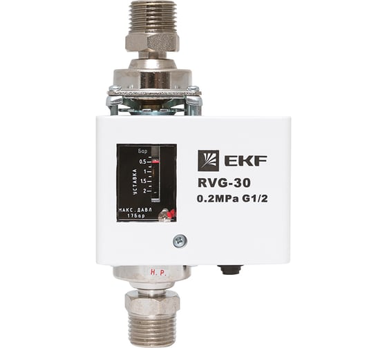 Реле перепада давления EKF (0,2 МПа) RVG-30-0,2-2