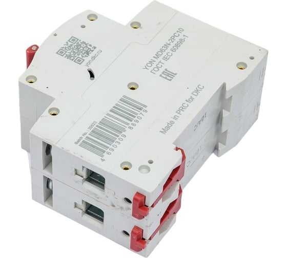 Автоматический модульный выключатель DKC yon md63n 2p 10a c 6ka MD63N-2PC10