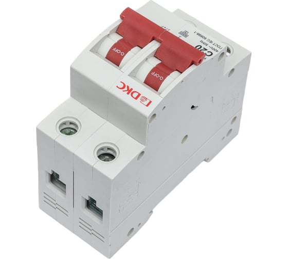 Автоматический модульный выключатель DKC yon md63n 2p 20a c 6ka MD63N-2PC20