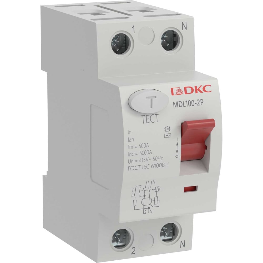 Устройство защитного отключения DKC узо вдт yon max mdl100, 2p, 30ma ...