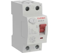 Устройство защитного отключения DKC узо вдт yon max mdl100, 2p, 30ma, 63a, тип ас MDL100-2P2-63-AC