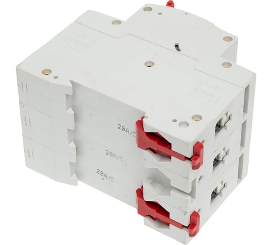 Автоматический модульный выключатель DKC yon md63n 3p 20a c 6ka MD63N-3PC20