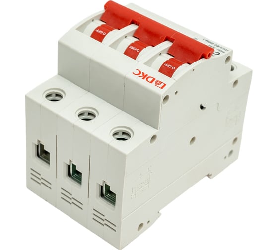 Автоматический модульный выключатель DKC yon md63n 3p 25a c 6ka MD63N-3PC25