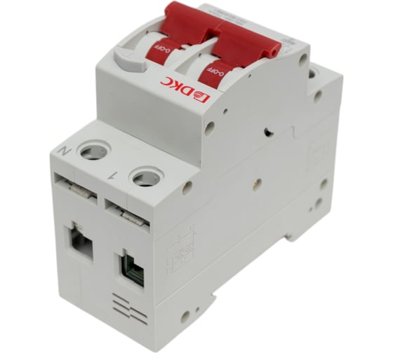 Автоматический выключатель дифференциального тока DKC авдт yon mdr63n 1p+n 40a c 30ma 6ka тип a MDR63N-1N2C40-A