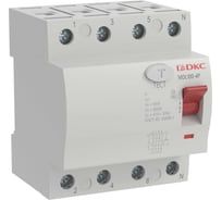 Устройство защитного отключения DKC узо вдт yon max mdl100, 4p, 30ma, 25a, тип ас MDL100-4P2-25-AC