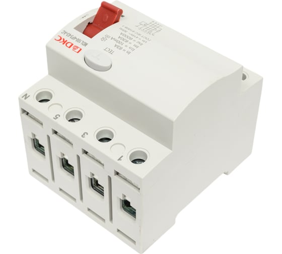 Устройство защитного отключения DKC узо вдт yon max mdl100, 4p, 100ma, 63a,тип ас MDL100-4P3-63-AC