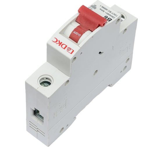Автоматический модульный выключатель DKC yon md63n 1p 6a b 6ka MD63N-1PB6