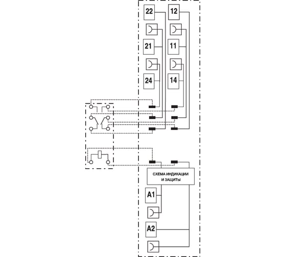 Интерфейсный модуль реле РЕЛЕОН 1 CO контакт16А; /= 24В AC/DC; винт. зажимы, RM301002401
