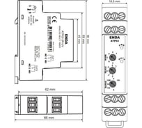 Многофункциональное реле времени ENDA ATF-02-2R UV