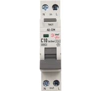 Автоматический выключатель дифференциального тока ЭРА АВДТ PRO DM32E2C10A30 АД32M 6кА, электронное, 1PN, С10, 30мА, тип А Б0058995