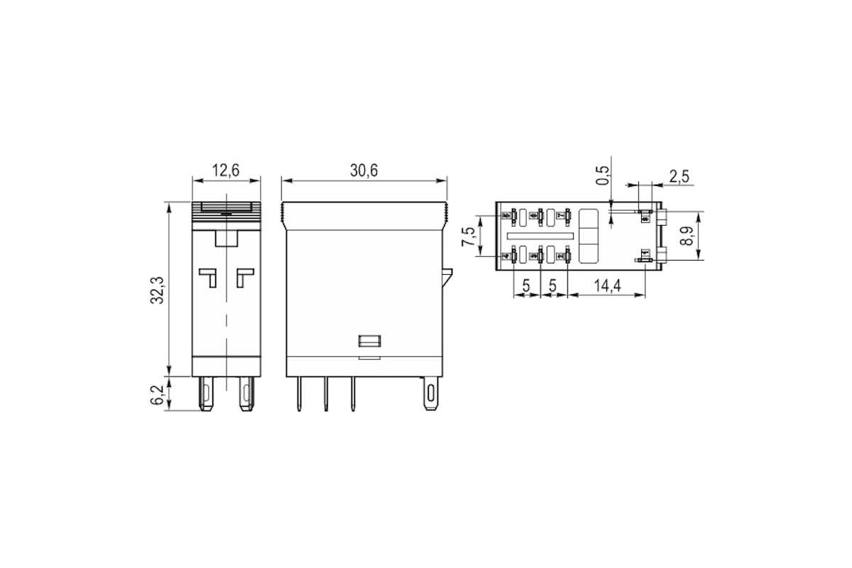 Промежуточное реле KIPPRIBOR Mpr-207.altu mpr, 8а, 220vac УТ-00000587