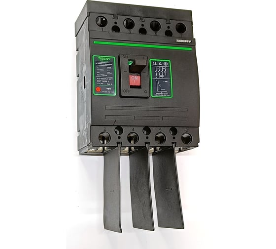Автоматический выключатель постоянного тока ZJBeny  4P 250А 1000V, BD-250 4P 250A 1000V BD-250 4P 250A 1000V