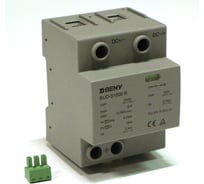 Устройство защиты от импульсных перенапряжений ZJBeny на линию постоянного тока до 1000В, класс зыщиты Т1+2, реле сигнализации, DC 40kA, BUD-S1000R