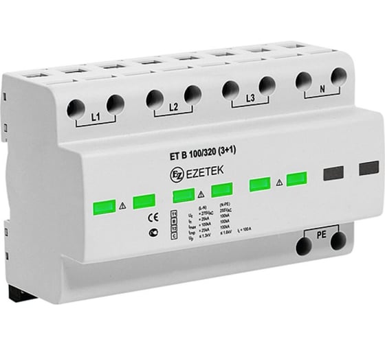 Устройство грозозащиты EZETEK et b 100/320 3+1 513039