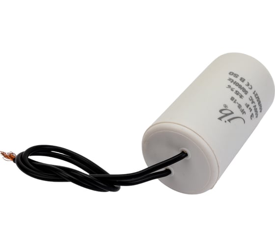 Пусковой конденсатор JB Capacitors 3 мкф, 450 В, 35x65, jfs-18 (гибкие выводы), JFS18A6305J000000B-77
