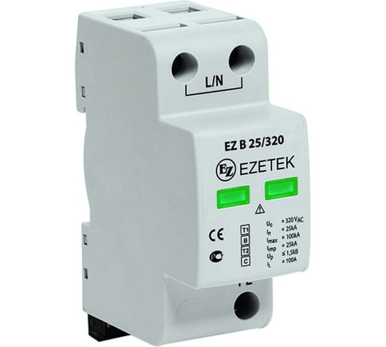 Устройство грозозащиты EZETEK ez b 25/320 502333 1