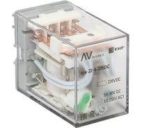 Промежуточное реле EKF RPA 22/4 5A 220В DC AVERES rpa-22-4-220DC