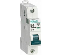 Автоматический выключатель DEKraft ВА-105 1P, 4A характристика B, 10кА 13102DEK