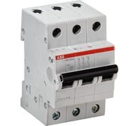 Автоматический выключатель ABB 3-полюсный SH203L C63* 2CDS243001R0634