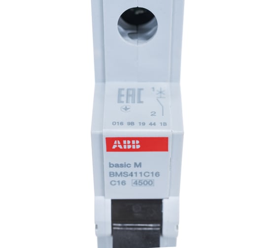 Автоматический выключатель ABB 1P 16A C 4.5кА BMS411C16 2CDS641041R0164