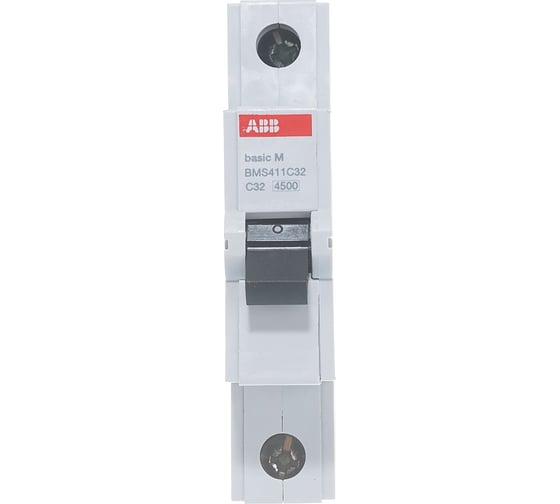 Автоматический выключатель  ABB 1P 32A C 4.5кА BMS411C32 2CDS641041R0324