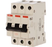 Автоматический выключатель ABB 3P 20A C 4.5кА BMS413C20 2CDS643041R0204
